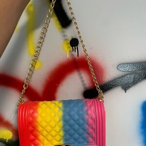 Colorful Quilted Women's Bag